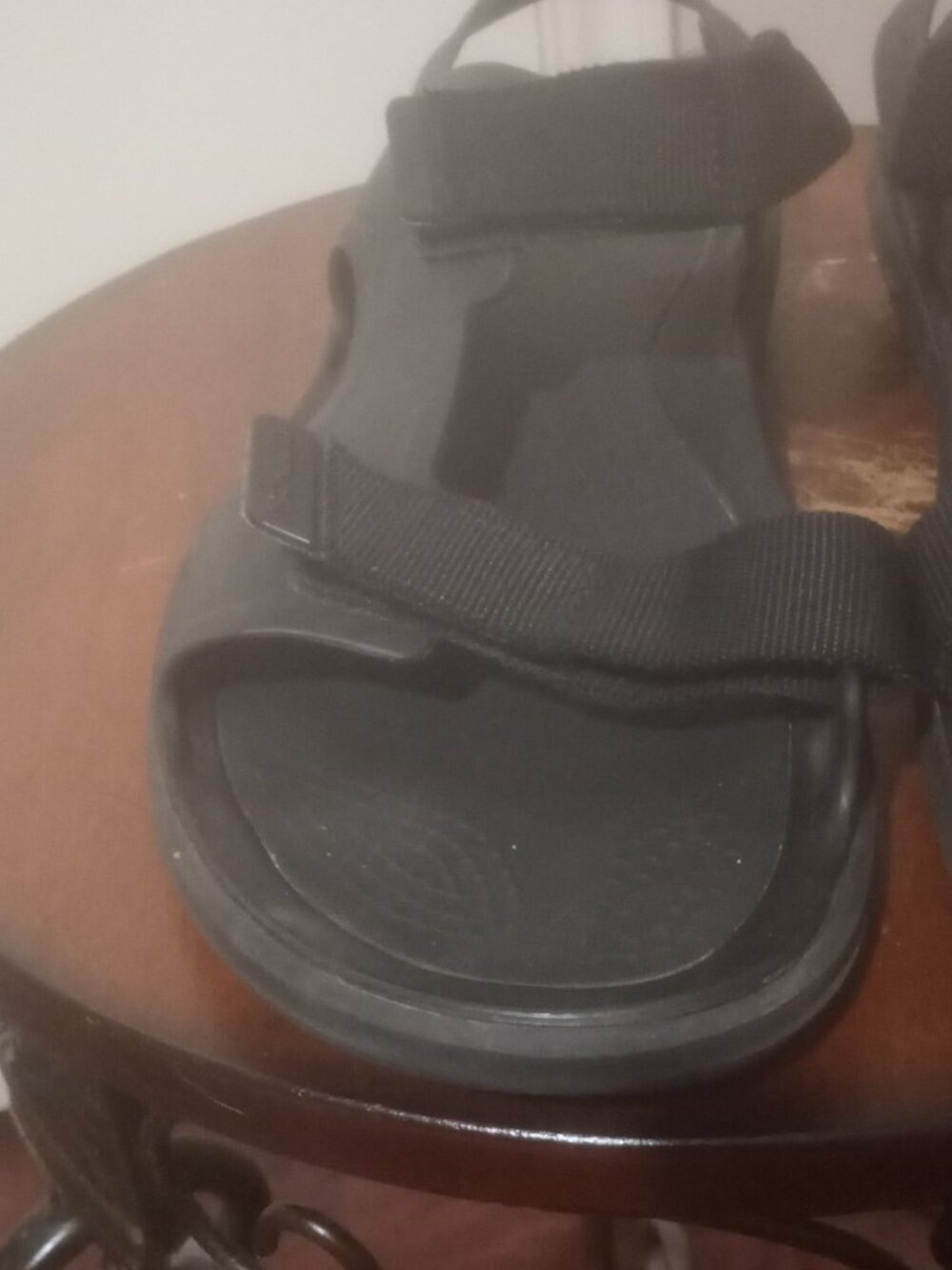 crocs swiftwater River Men’s Black Rubber Sandals With Adjustable Straps Sz. 13. - Picture 7 of 12